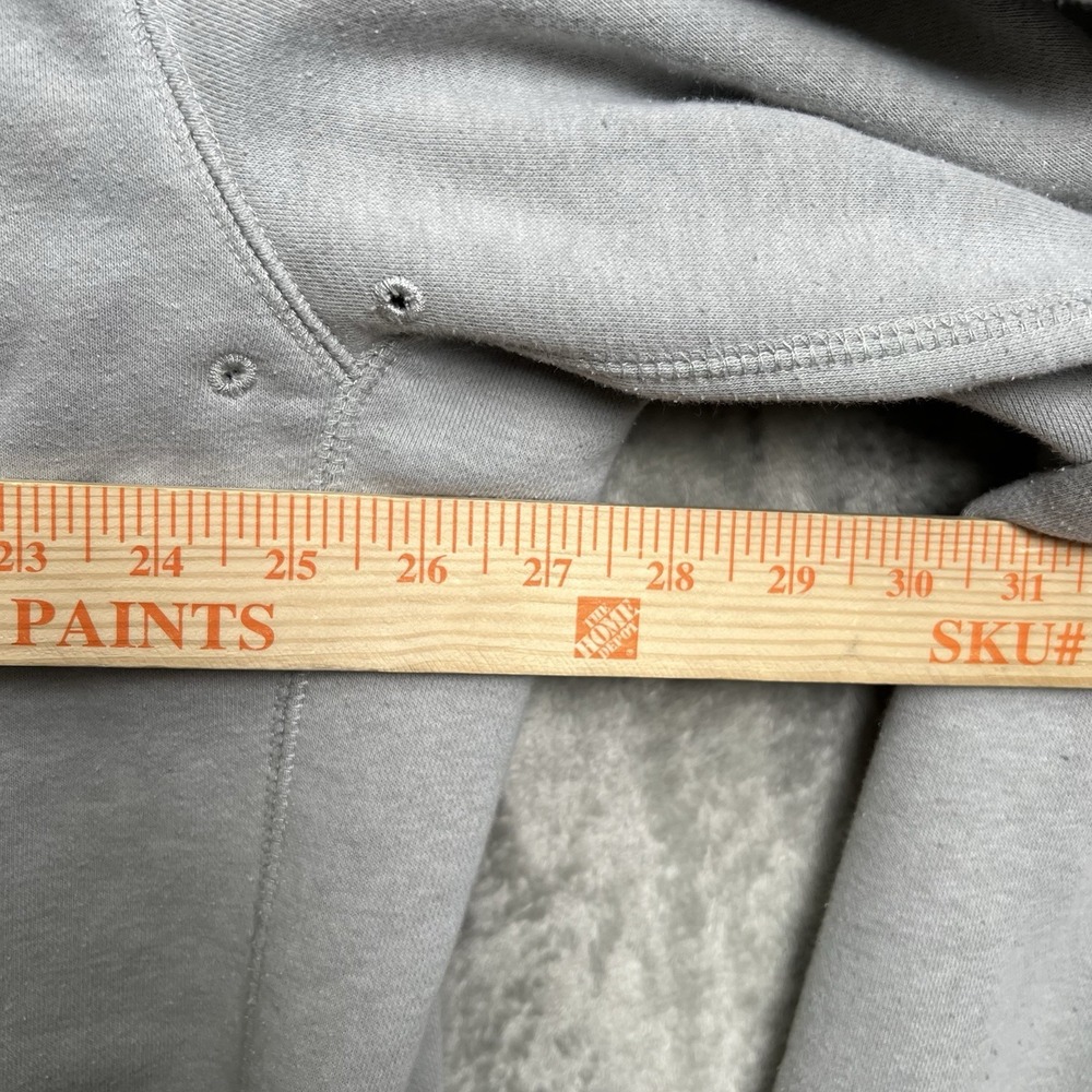Carhartt Hoodie Mens 2XL Gray Relaxed Fit Full Zip Fleece Sweatshirt Workwear - Picture 7 of 8